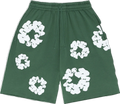 Pantaloni Scurți Denim Tears - Verde